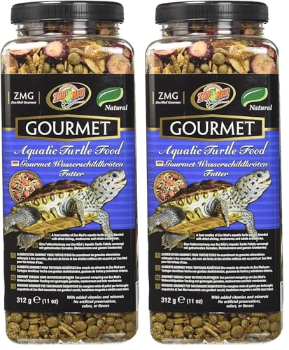 Zoo Med Gourmet Aquatic Turtle Food 11 oz. (Pack of 2) - size: 11 Ounce (Pack of 2)