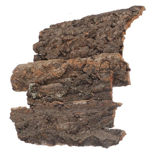 balacoo 16pcs Natural Tree Bark Climbing Decoration for Reptiles Turtle Basking Platforms Terrarium Decor for Snakes Lizards Crawling Pets Creates Natural Environment