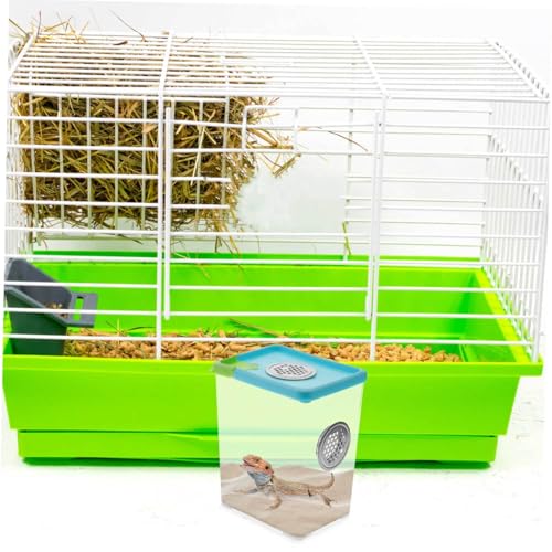 BESPORTBLE 1pc Acrylic Reptile Feeding Box Ventilation Pet Breeding Habitat Safe and Comfortable Terrarium for Spiders and Other Pets Approx Color Varies