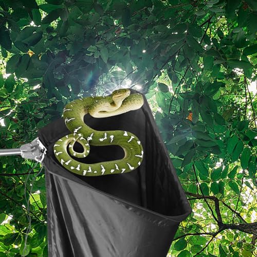 Snake Catcher Grabber - Extendable Control Handling Stick, Professional Reptile Restraint Tool, Long Reach Capture Hook | Backyard Camping Farm Wildlife for Backyard Camping Farm Wildlife