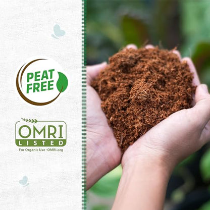 Back to The Roots Organic Coir, 51 Quart Expanding Soil, Great for Seeds and Potting - size: 51 Quart, style: 51 Quart Expanding Soil