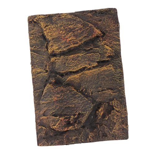 ibasenice Pu Material Reptile Tank Background Board Natural Backdrop for Terrarium Decor for Aquariums Fish Tanks and Living Room Walls - color: PU62-3