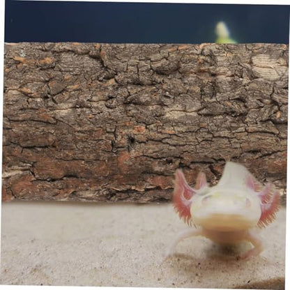 3pcs Bark Background for Reptile Terrariums Decor for Fish Tanks Comfortable Habitat for Snakes Lizards More