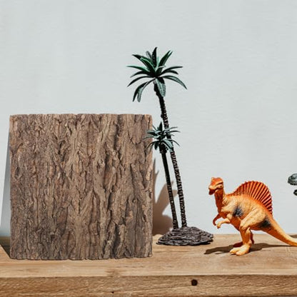 BESPORTBLE Cork Terrarium Background Natural Reptile Bark Backdrop for Climbing Lizard Habitat Decor for Bearded Dragons and Other Reptiles Aquarium Landscaping