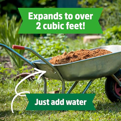 Back to The Roots Organic Coir, 51 Quart Expanding Soil, Great for Seeds and Potting - size: 51 Quart, style: 51 Quart Expanding Soil