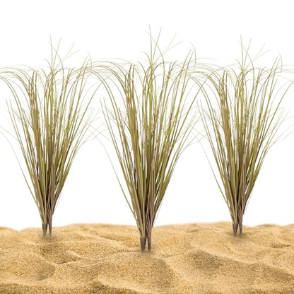 Fake Desert Dry Grass, Artificial Plants for Reptile Tank Accessories, Habitat Decor Fit for Bearded Dragon, Crested Gecko, Leopard Lizard, Chameleon, Artificial Outdoor Plants, Terrarium Decor (1)