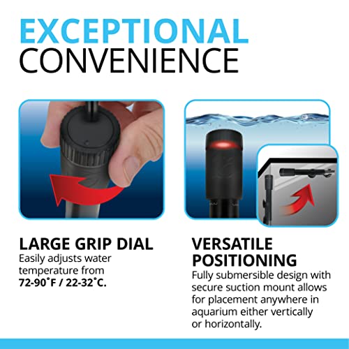 Fluval T150 Fully Electronic Heater for Freshwater Aquariums up to 45 Gal. - size: T150