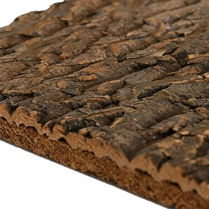 Cork Bark for Reptiles - Natural Terrarium Climber | Water-Resistant Cork Bark for Climbing, Exercise, and Hiding, Perfect Snakes, Lizards, Tortoises, Geckos, Turtles, Chameleons, Pet Terrariums