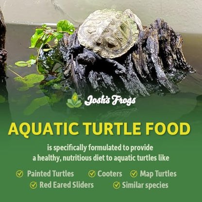 Josh's Frogs Juvenile Aquatic Turtle Food (3.5 oz) - size: 2 Ounce (Pack of 1)