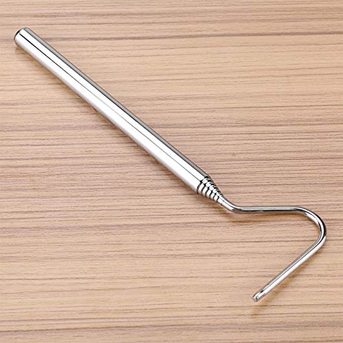 Snake Tong, Telescoping Snake Handling Tool Snake Hook, Stainless Steel Reptile Catcher Snake Catcher, Reptile for Snake