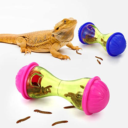 Kathfly 3 Pcs Bearded Dragon Toys for Tank Bearded Dragon Accessories Tank Accessories Reptile Enrichment Toys Habitat Interactive Plaything for Lizard