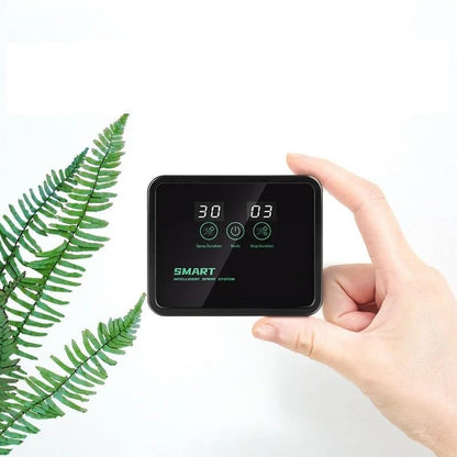 Smart Reptile Terrariums Humidifiers Automatic Reptile Misting System Kit with Timer Nozzles for Rainforest Plants Amphibian(with Box-US Plug) - color: With Box-us Plug