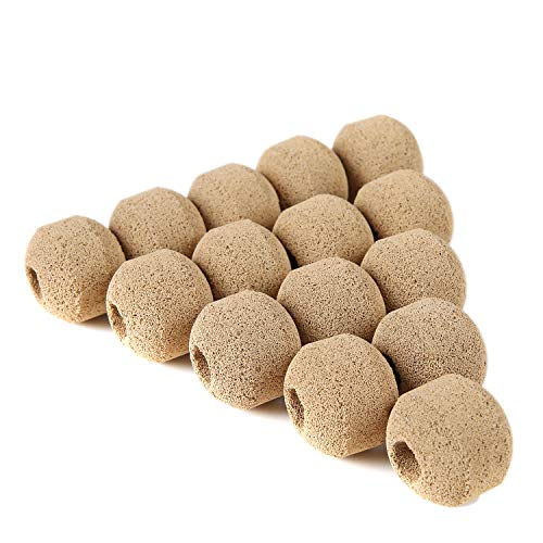 Hipanda Aquarium Filter Media Ceramic Bio Sphere, 1520g/3.35lb | Quality Biological Rings, Marine and Freshwater Compatible, Fish Tank