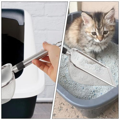 POPETPOP Pet Reptile Litter Scoop Shovel for Cleaning Reptile Waste for Terrariums and Animal Substrates Comfortable Grip Handle Easy to Use