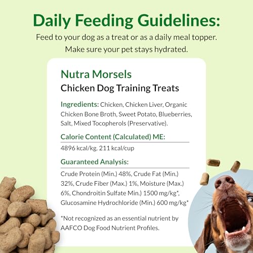 ULTIMATE PET NUTRITION Nutra Morsels, Superfood Treat & Food Topper (Chicken)
