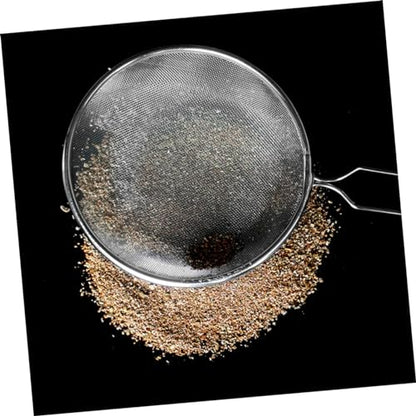 SUPVOX 2pcs Reptile Sand Shovel with Comfortable Handle Lightweight Ergonomic Design for Easy Cleaning of Terrarium Sand and Waste Durable Fine Mesh Scoop for Reptiles