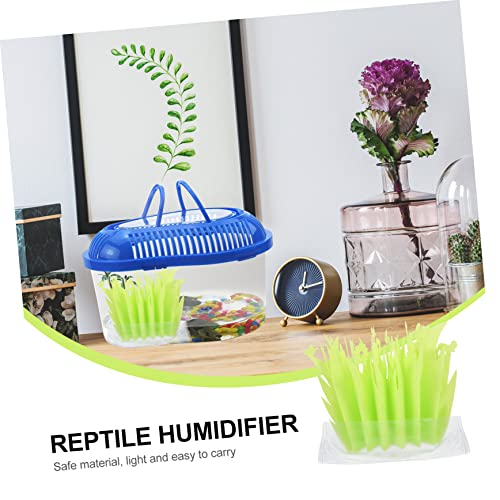 CHILDWEET Reptile Humidifier for Terrarium Decoration Energy-efficient Design with Simulation Plants Increases Humidity for Reptile Habitats