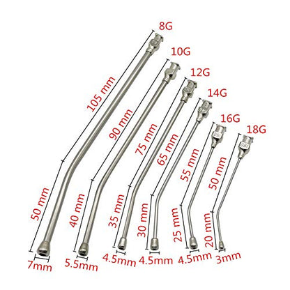 Baby Bird Feeding Syringe Feeding Tubes for Birds Parrot Hand Feeding Syringe with 6 Pcs Curved Gavage Tubes and Stainless Steel Metal Feeding Spoon (50ML) - size: 50ML
