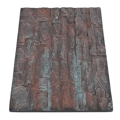 CHICIRIS 3D Reptile Background, Aquarium Background Foam Rock Wall Decor with 3D Textures for Fish Tank Reptile Tank Terrarium (D) - size: D