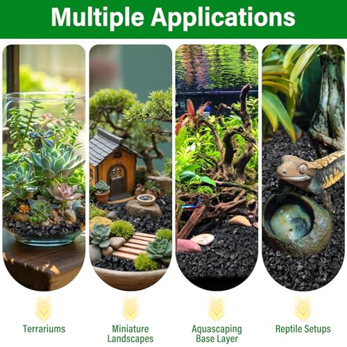 Legigo 10QT All Natural Horticultural Charcoal- Activated Hardwood Plant Charcoal for Soil Amendment, Conditioning Bonsai Soil, Succulent, Terrarium Supplies, Indoor Plant Potting Soil - color: 10 QT