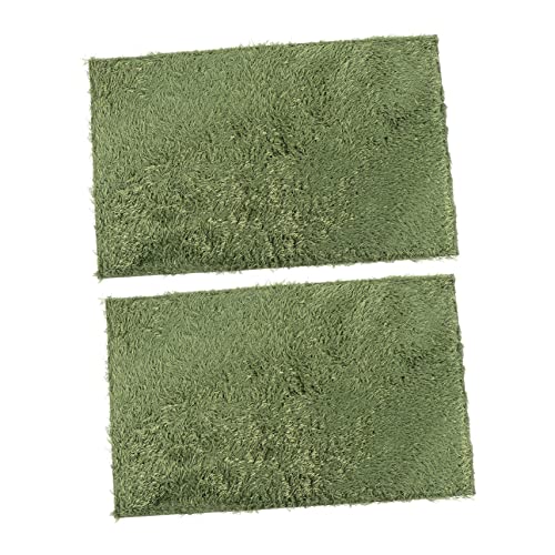 VICASKY Terrarium Liner Bedding 2pcs Moss Reptile Carpet Perfect for Lizards Beards Iguanas