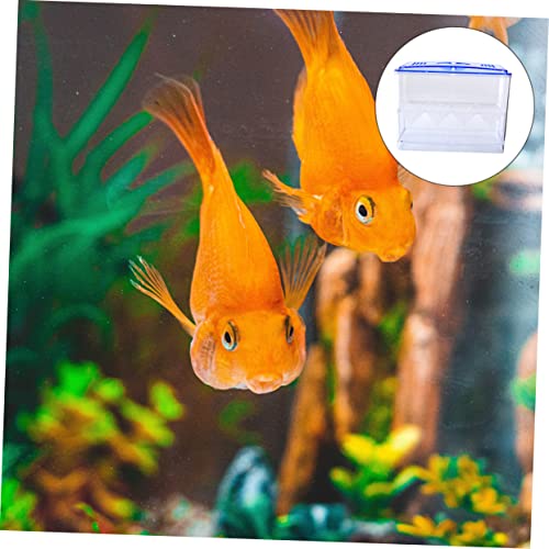 1pc Small Fish Breeding Tank Breathing Freestanding Self-Floating Isolation Box for Hatching and Incubation of Fish Fry