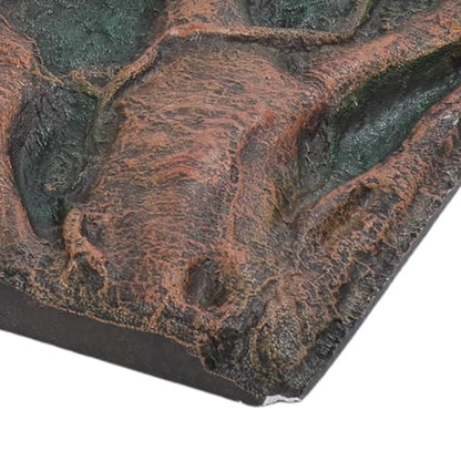 CDQL Aquarium Terrarium Background, Multipurpose 3D Reptile Background, Foam Aquarium Decor Backgrounds, Easy to Assemble for Reptiles Lizard Fish Frog (H) - size: H