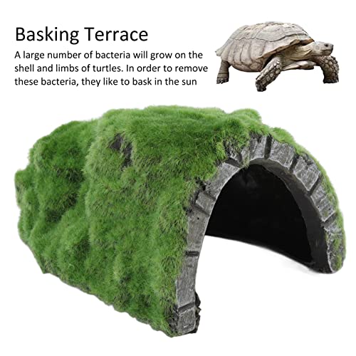 Basking, Reptile Hide Tortoise Hideout Rock Reptile Rock Hide Cave Tortoise for Lizards Frogs Turtles Amphibians