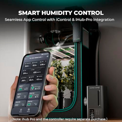 MARS HYDRO 2026 New Plant Humidifier 6L,with Adjustable Humidity,Timer Function,Ultrasonic Precise and Silent Operation,No-Leak Seal for Grow Tent,Indoor Planting,Greenhouse - size: 6L