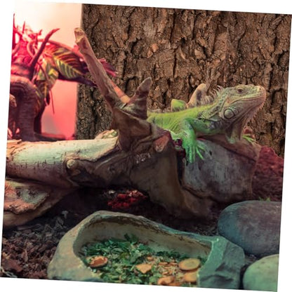 Abaodam 2pcs Bark for Reptile Tanks Flexible Aquarium Decoration for Snakes and Geckos Safe Climbing Accessories for Terrariums