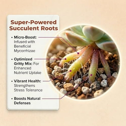 Molly's Succulent Mix - Premium Gritty Soilless Potting Mix for Succulents, Cactus and Bonsai - Contains Akadama, Hyuga, Bark Fines, Pumice, Lava Rock, Mycorrhizae 5 Dry Quarts - size: 5 Dry Quarts, style: Succulents & Cacti
