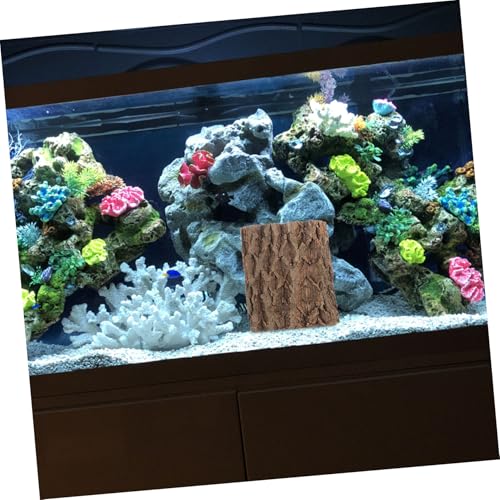 balacoo 2Pcs Cork Bark Background for Reptiles Natural Climbing Wall Backdrop for Terrarium Decor Enhances Habitat for Turtles Chameleons Snakes and More