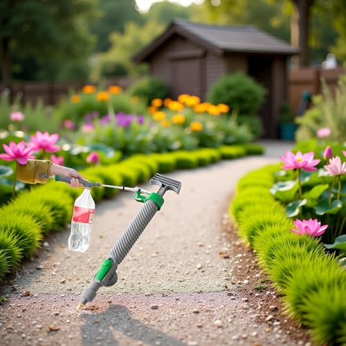 Handheld Sprayer - High Pressure Air Pump Manual Sprayer with Adjustable Nozzle - Garden Pump Sprayer - Hand Pump Sprayer Pressure Sprayer Top for Home Lawn Garden Watering Lawn and Garden Sprayers