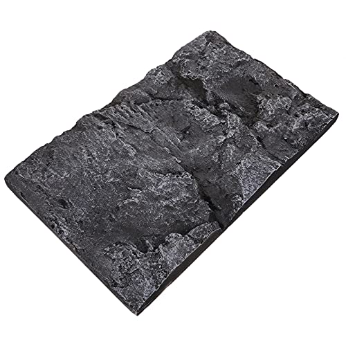 Mikikit 3D Reptile Tank Background Board Pu Material Turtle Habitat Decoration 17.7X11.8 Inch Aquarium Terrarium Wall Display - color: PU631