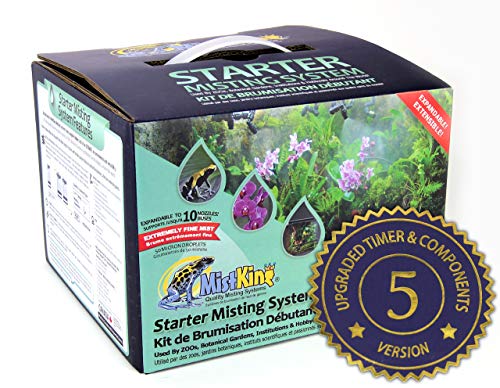 MistKing – Starter Misting System, 5th Gen | Used by Zoos, Botanical Gardens, Institutions & Hobbyists | Expandable to 10 Nozzles | Extremely Fine Mist | 50 Micron Droplets | MKSMS5-125-50 - size: Version 5, style: Starter