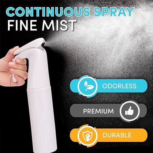 AORAKI Spray Bottle for Plants, Fine Mist Plant Sprayer Mister, Plant Mister Water Spritzer for Inside, Misting Spray Bottle for Flowers, Gardening, Cleaning, 10oz, Plastic