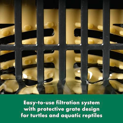 Zilla Aquatic Reptile Internal Filter with SmartClean Technology, for Turtles and Aquatic Reptiles, Medium