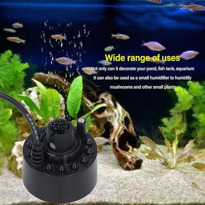Fockety Reptile Fogger, Reptile Humidifiers with LED Colorful Lights, Reptile Mister for Amphibians Terrariums, Automatic Terrarium Fogger for Beared Dragon Lizard Gecko Snake Tortoise