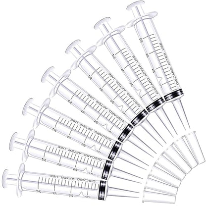 20ml Syringe Without Needle, Syringe for Liquid, Scientific Labs, Measurement, Disposable Individual Package, Pack of 12 - size: 20ml