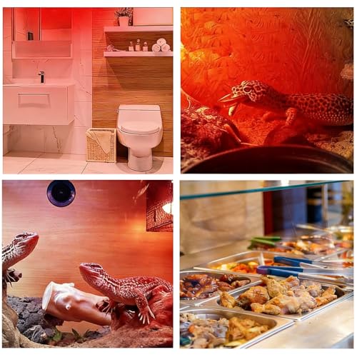 150W Chicken Heat Lamp Bulbs, Infrared Heat Lamp for Chickens, Heat Light Bulb for Brooder Coop, Food Service, Chicks, Pet, Reptile (4 Pack) - size: 4 Pack