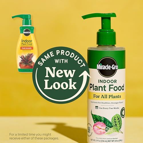 Miracle-Gro Indoor Potting Mix (6 qt.) and Plant Food (8 fl. oz.) for All Plant and Plant Care Leaf Protect & Shine (8 fl. oz.) - Bundle for Growing, Fertilizing, Protecting and Cleaning Houseplants - size: 6 qt (Care Bundle), style: 6 QT