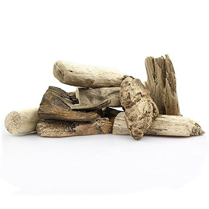 3 Pieces of 4"-6" Natural Pacific Driftwood for Aquarium Décor, Terrariums, Arts & Crafts and Reptile Habitats