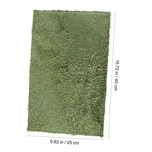 UKCOCO Realistic Sphagnum Moss Reptile Mat 2 Pack Reptile Bedding Habitat Carpet Gecko Pad Insect Bedding