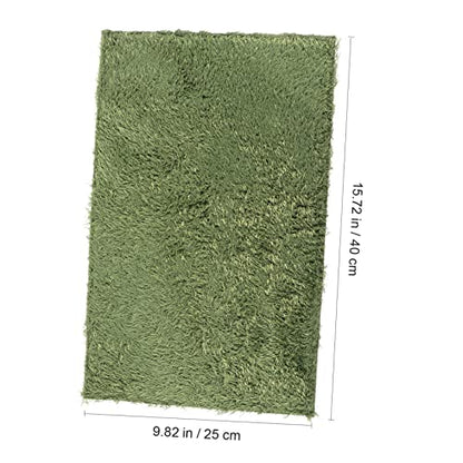 UKCOCO Realistic Sphagnum Moss Reptile Mat 2 Pack Reptile Bedding Habitat Carpet Gecko Pad Insect Bedding