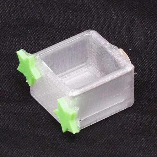 3 Pcs Magnetic Jumping Spider Feeding Dish Jumping Spider Enclosure Accessories Star-Shaped Design Reptile Water Bowl for Other Small Reptiles or Insects (Transparent + Light Green) - color: Transparent + Light Green