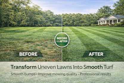 LawnLevel Premium Lawn Leveling Sand, 40 lb Green-Dyed Topdressing Mix for Grass, Fills Low Spots, Smooths Uneven Lawns, Improves Mowing, Professional Grade