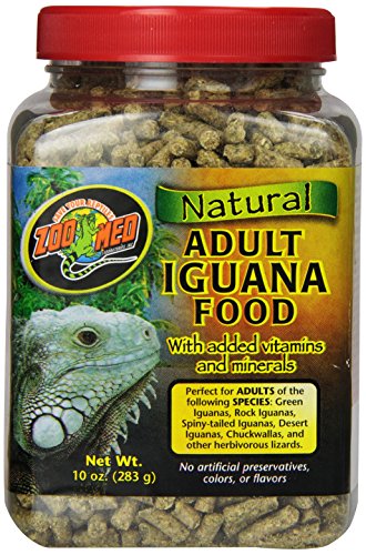 Zoo Med Laboratories SZMZM85 Iguana Adult Soft-Moist Pellets, 10-Ounce