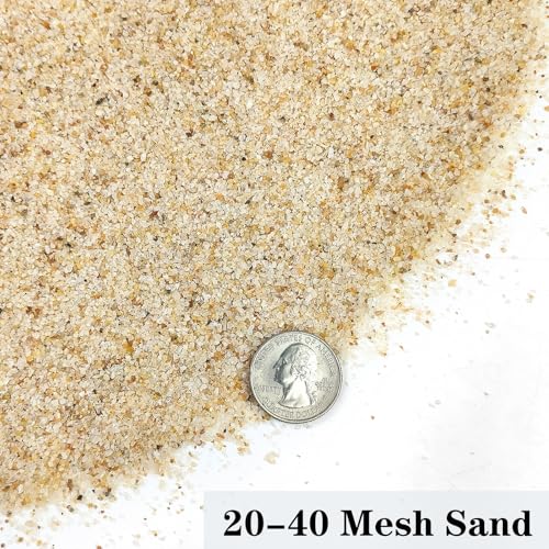 YISZM Aquarium Sand, 20lbs Beige Fish Tank Sand, Aquarium Gravel Substrate for Aquascaping, Vivariums, Terrariums, Plants and Crafts - color: Beige, size: 20 lbs