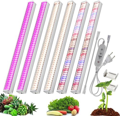 1 pc 53CM 25W LED Plant Grow Light Strips, Free Combination, 4000k Grow Lights for Indoor Plants, Hydroponics Succulent, Plant Shelf