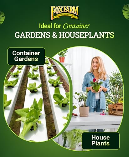 FoxFarm Ocean Forest Potting Soil for Container Gardens - Light, Aerated Texture with Fish Meal, Crab Meal, Earthworm Castings - Houseplant Potting Mix for Seedlings & Plant Starts - 4 x 12 Quart - size: 12 quart (4 Pack)